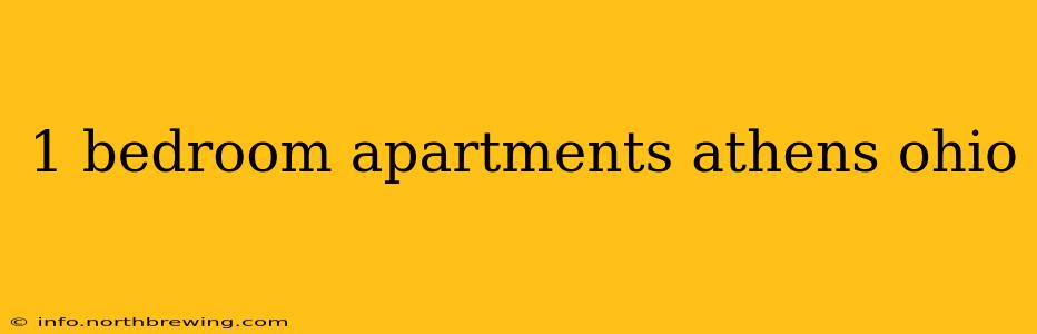 1 bedroom apartments athens ohio