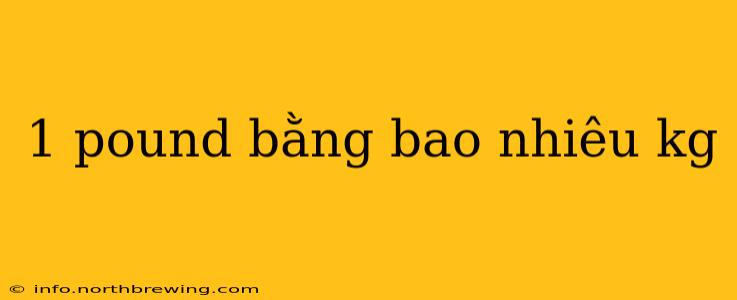 1 pound bằng bao nhiêu kg