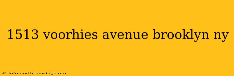 1513 voorhies avenue brooklyn ny