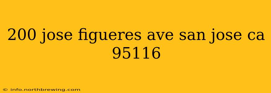 200 jose figueres ave san jose ca 95116