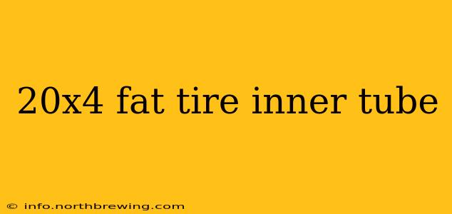 20x4 fat tire inner tube