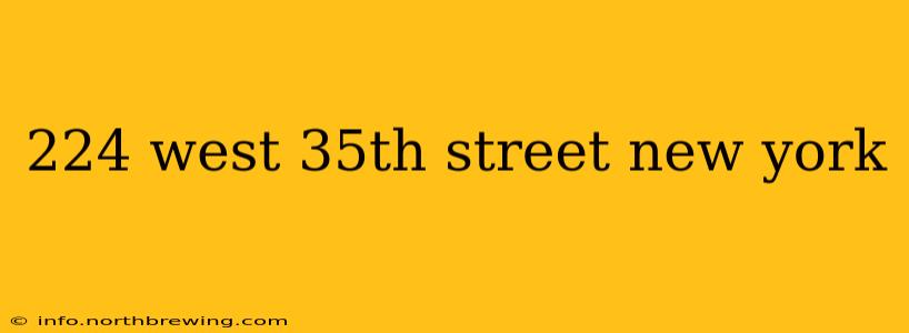 224 west 35th street new york