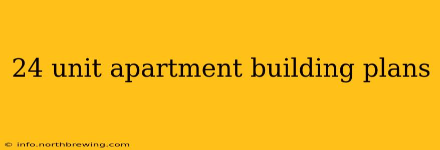 24 unit apartment building plans