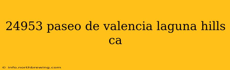 24953 paseo de valencia laguna hills ca