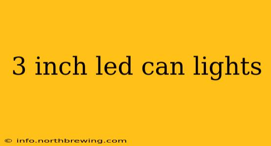 3 inch led can lights