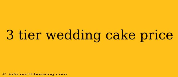 3 tier wedding cake price