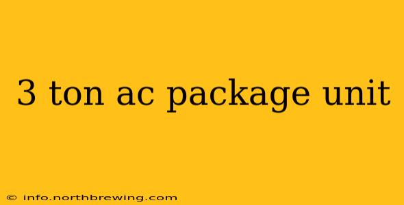 3 ton ac package unit