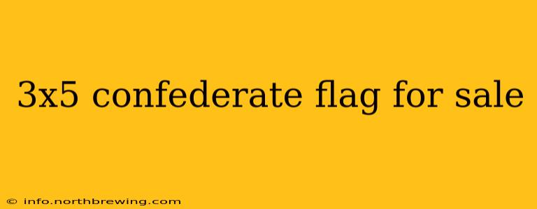 3x5 confederate flag for sale