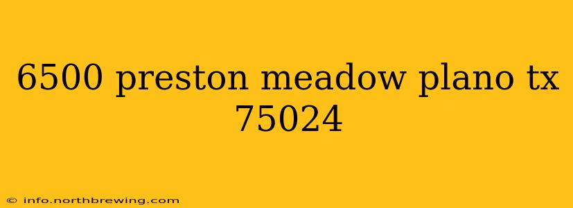 6500 preston meadow plano tx 75024