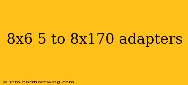 8x6 5 to 8x170 adapters