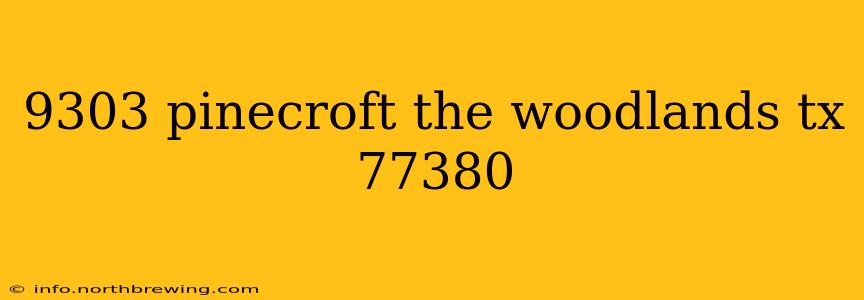 9303 pinecroft the woodlands tx 77380