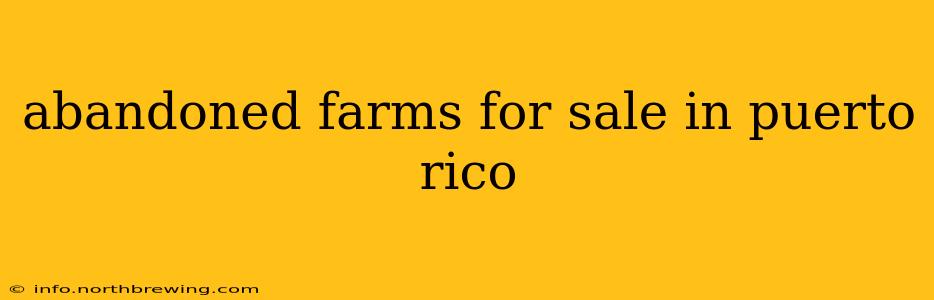 abandoned farms for sale in puerto rico