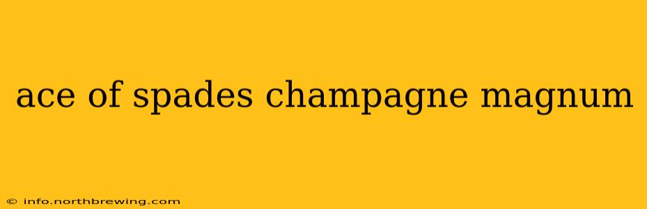 ace of spades champagne magnum