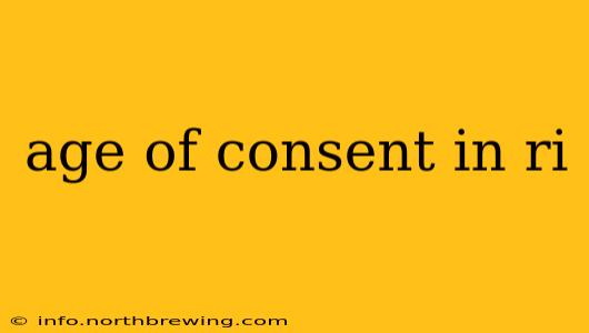 age of consent in ri