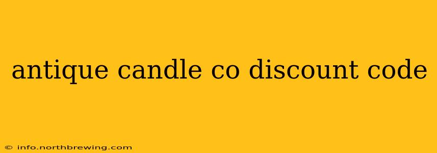 antique candle co discount code