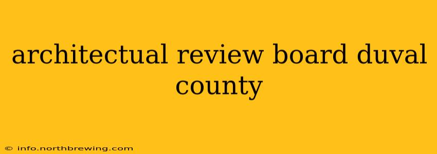 architectual review board duval county