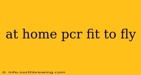 at home pcr fit to fly