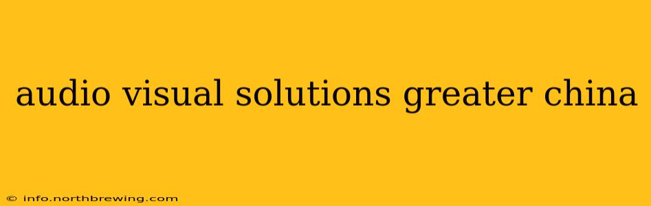 audio visual solutions greater china
