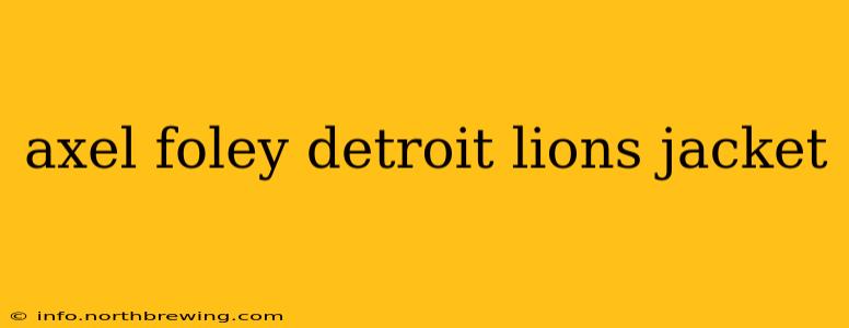 axel foley detroit lions jacket
