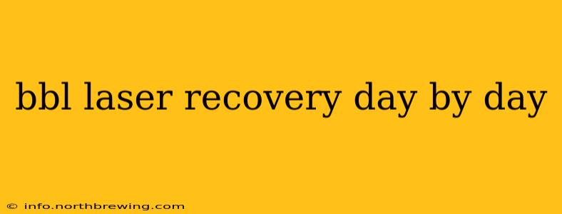 bbl laser recovery day by day
