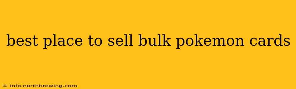best place to sell bulk pokemon cards