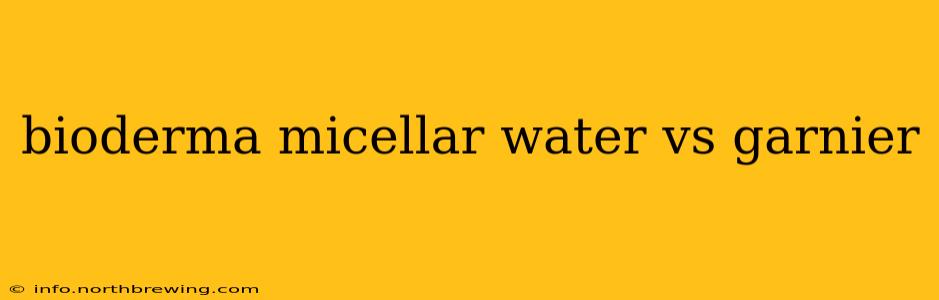 bioderma micellar water vs garnier