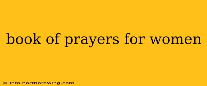 book of prayers for women