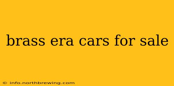 brass era cars for sale