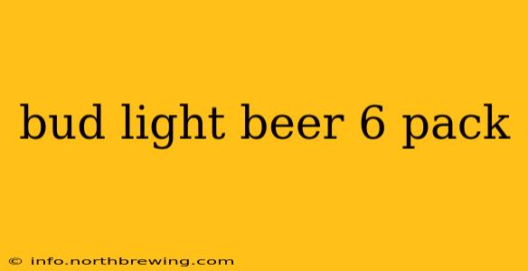 bud light beer 6 pack