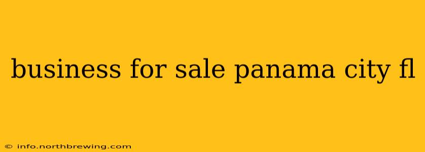 business for sale panama city fl