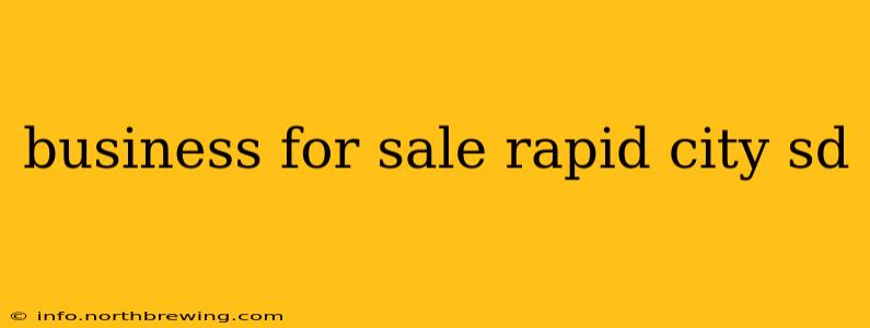 business for sale rapid city sd