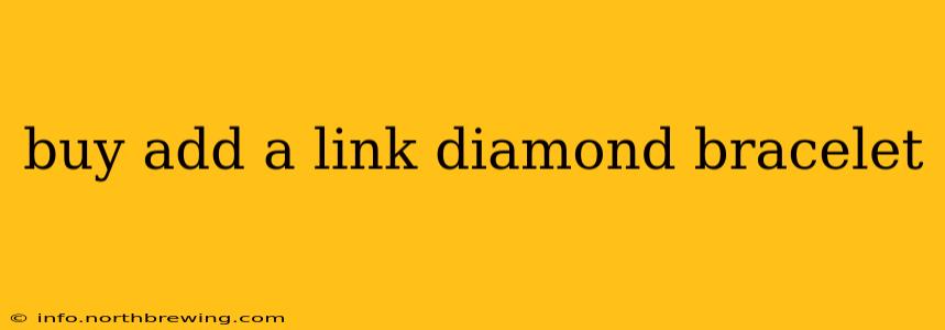 buy add a link diamond bracelet