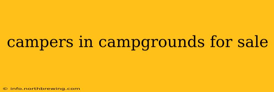 campers in campgrounds for sale