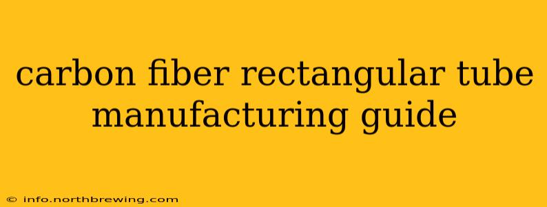 carbon fiber rectangular tube manufacturing guide