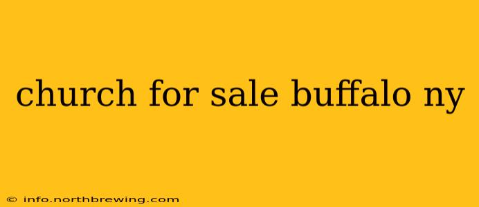 church for sale buffalo ny