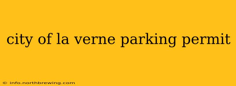 city of la verne parking permit