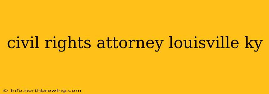 civil rights attorney louisville ky