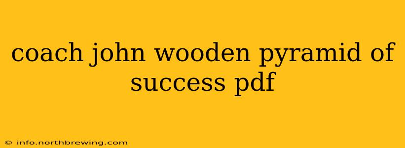 coach john wooden pyramid of success pdf