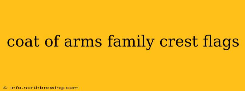 coat of arms family crest flags