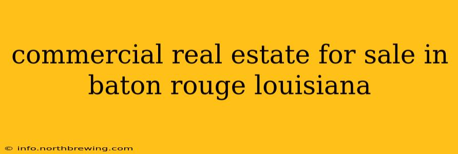 commercial real estate for sale in baton rouge louisiana