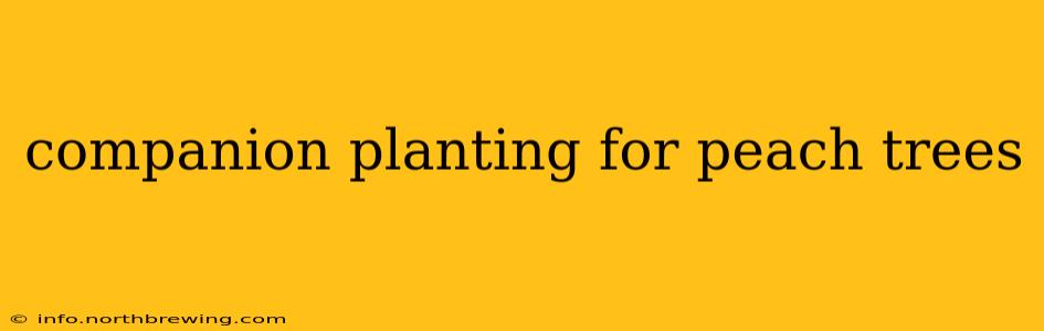 companion planting for peach trees