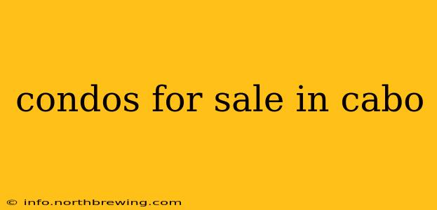 condos for sale in cabo