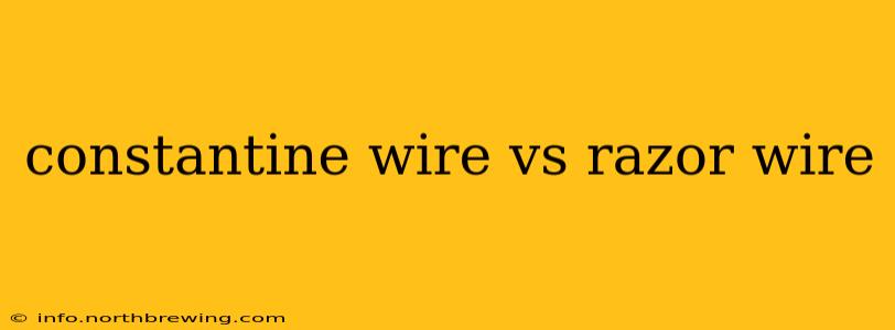 constantine wire vs razor wire