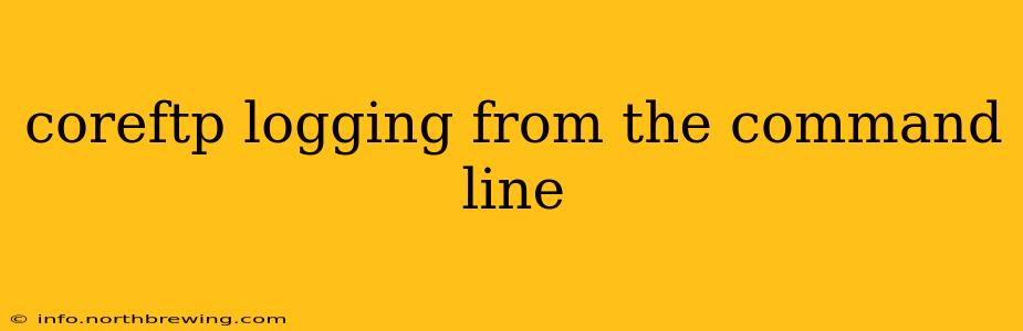 coreftp logging from the command line