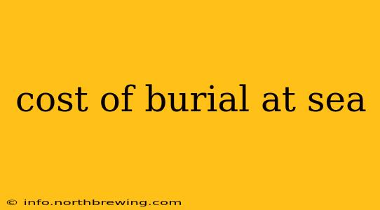 cost of burial at sea