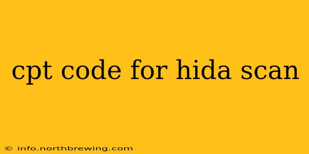 cpt code for hida scan