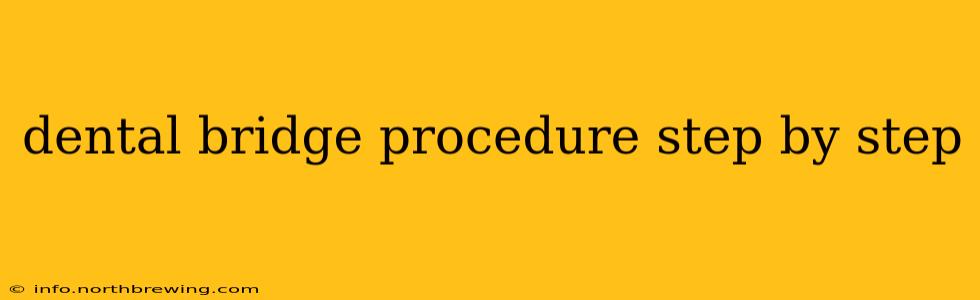dental bridge procedure step by step