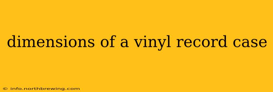 dimensions of a vinyl record case