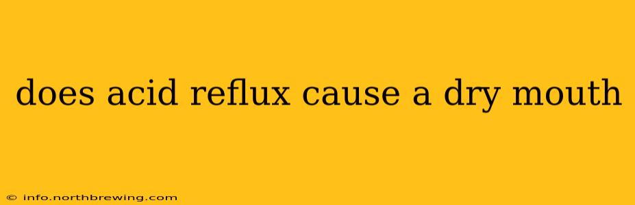 does acid reflux cause a dry mouth