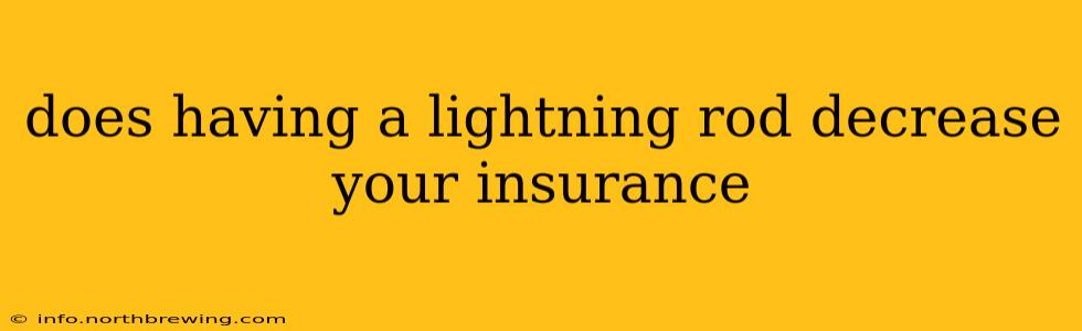 does having a lightning rod decrease your insurance